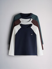 The Set 3 Pack Contrast Longsleeve T-Shirts - Εικόνα 2 του 10