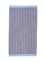 Land & Shore Blue or Red Causeway Cotton Towel - Image 2 of 2