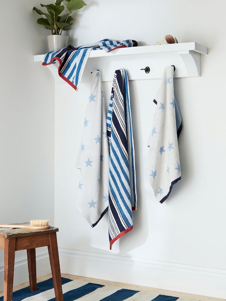 Helena Springfield Blue Star Towel - Image 2 of 3 Helena Springfield Blue Star Towel - Image 2 of 3