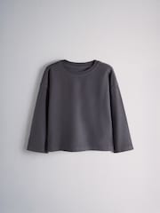 Navy Long Sleeve Washed T-Shirts 3 Pack - Image 2 of 6