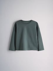 Navy Long Sleeve Washed T-Shirts 3 Pack - Image 3 of 6