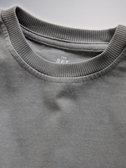 Navy Long Sleeve Washed T-Shirts 3 Pack - Image 5 of 6