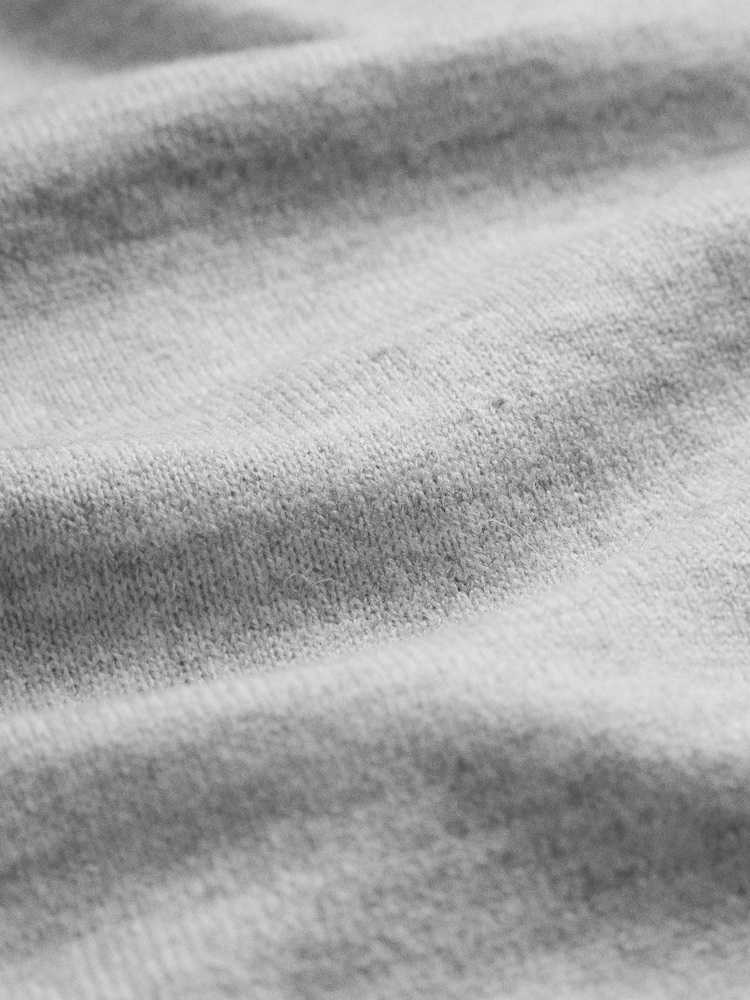 The Set 2 Pack Longsleeve Zip Neck Jumpers Navy/Grey - Image 5 of 5 The Set 2 Pack Longsleeve Zip Neck Jumpers Navy/Grey - Image 5 of 5