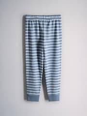 The Set 4 Pack Snuggle Fit Pyjamas Blue/Grey - Image 2 of 11