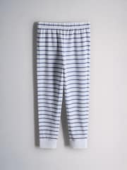 The Set 4 Pack Snuggle Fit Pyjamas Blue/Grey - Image 4 of 11