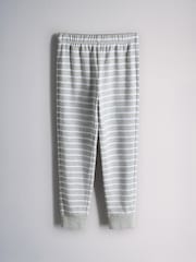 The Set 4 Pack Snuggle Fit Pyjamas Blue/Grey - Image 5 of 11