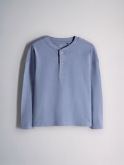 حزمة 2 بيجامة رجل Henley كُم طويل من The Set - صورة 8 من 11
