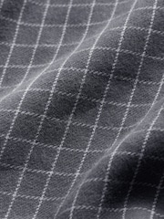 The Set 2 Pack Short Sleeve Long Check Bottom Pyjamas Grey - Image 9 of 9