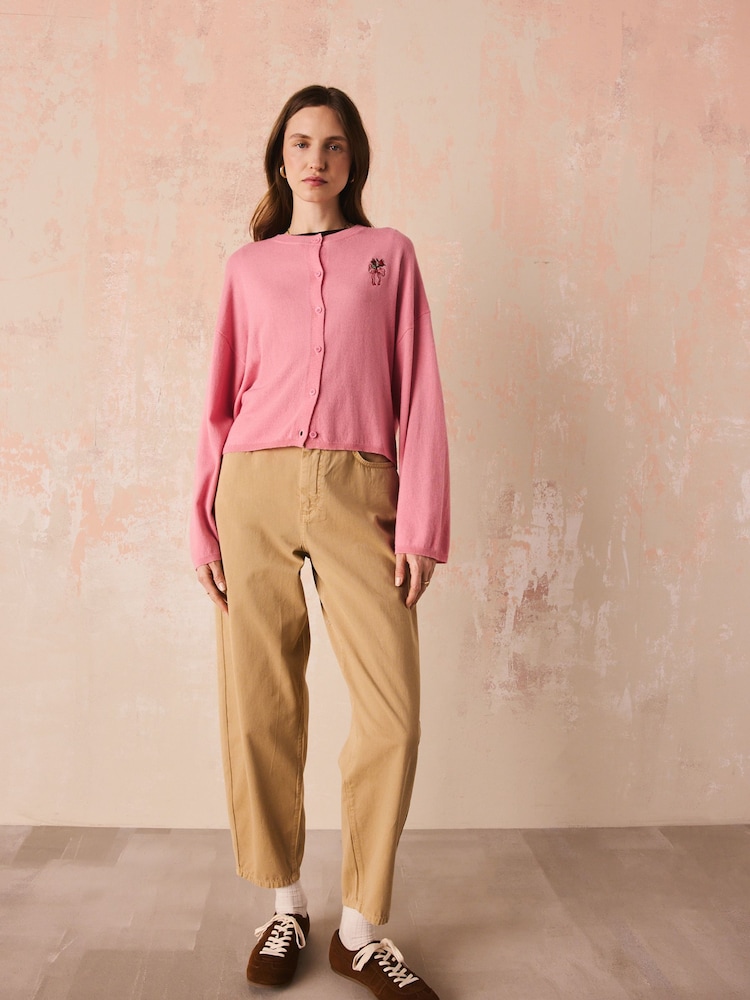 Cath Kidston Pink Bow Detail Cardigan - Image 2 of 6