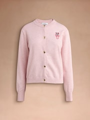 Cath Kidston Pink Bow Detail Cardigan - Image 4 of 6