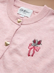 Cath Kidston Pink Bow Detail Cardigan - Image 5 of 6