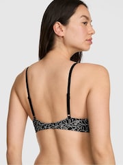 Victoria's Secret Pink Black Spiderweb Print Triangle Bralette - Image 2 of 2
