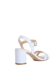 Dune London Blue Standard Fit Merisa Block Heel Sandals - Image 3 of 5