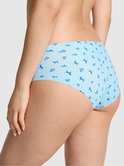 Victoria's Secret PINK Stream Blue Dog Print Hipster No Show Knickers - Image 2 of 2