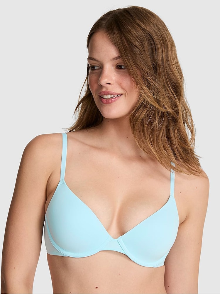 Victoria's Secret Pink Stream Blue Lightly Lined Bra - Image 1 of 2