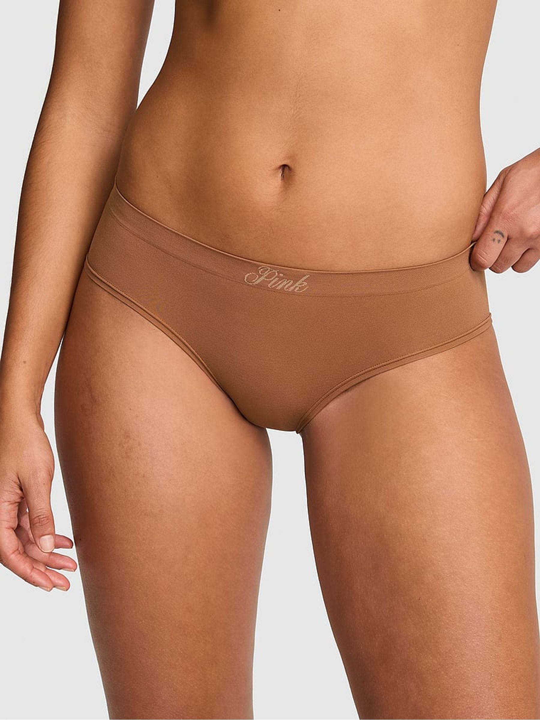 Victoria's Secret PINK Caramel Nude Hipster Seamless Knickers