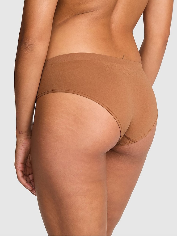 Victoria's Secret Pink Caramel Nude Hipster Seamless Knickers - Image 2 of 2 Victoria's Secret Pink Caramel Nude Hipster Seamless Knickers - Image 2 of 2