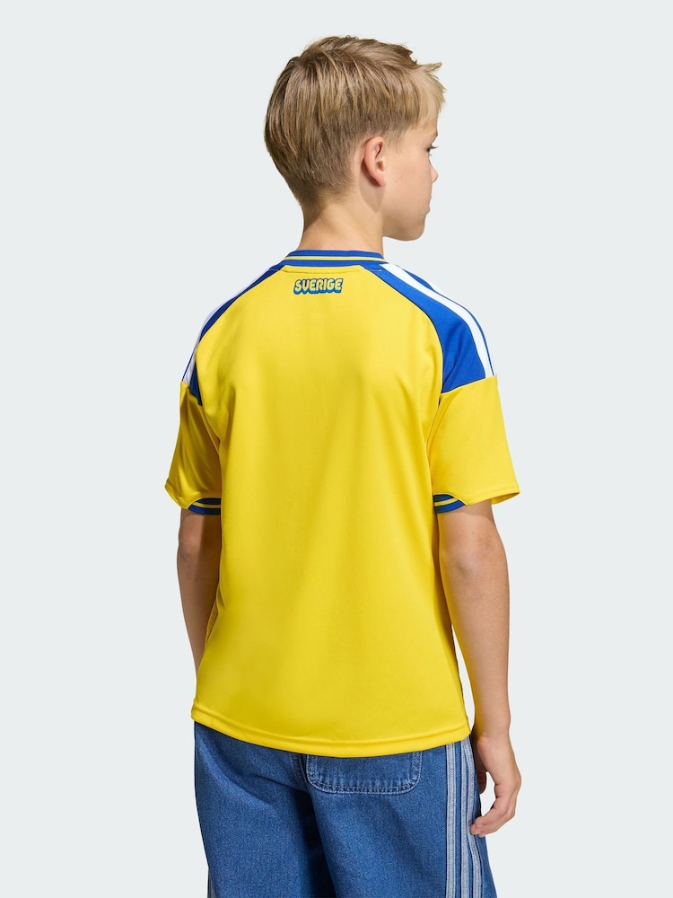 adidas Sweden 26 Home Jersey - صورة 2 من 5 adidas Sweden 26 Home Jersey - صورة 2 من 5