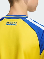 adidas Yellow Sweden 26 Home Jersey - Image 4 of 5