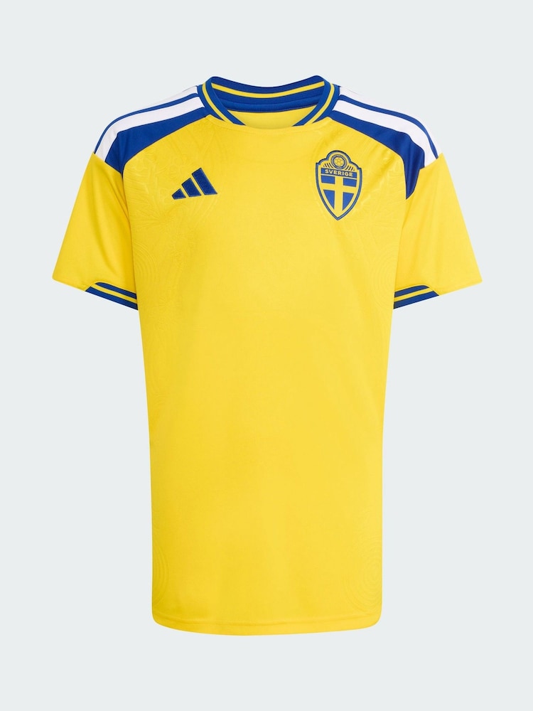 adidas Sweden 26 Home Jersey - صورة 5 من 5 adidas Sweden 26 Home Jersey - صورة 5 من 5