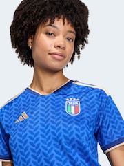 adidas Blue Italy 26 Home Jersey - Image 4 of 7