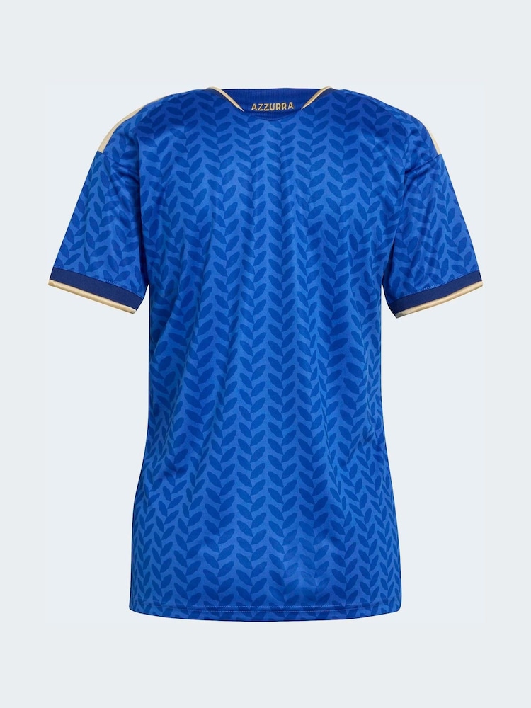 adidas Blue Italy 26 Home Jersey - Image 7 of 7