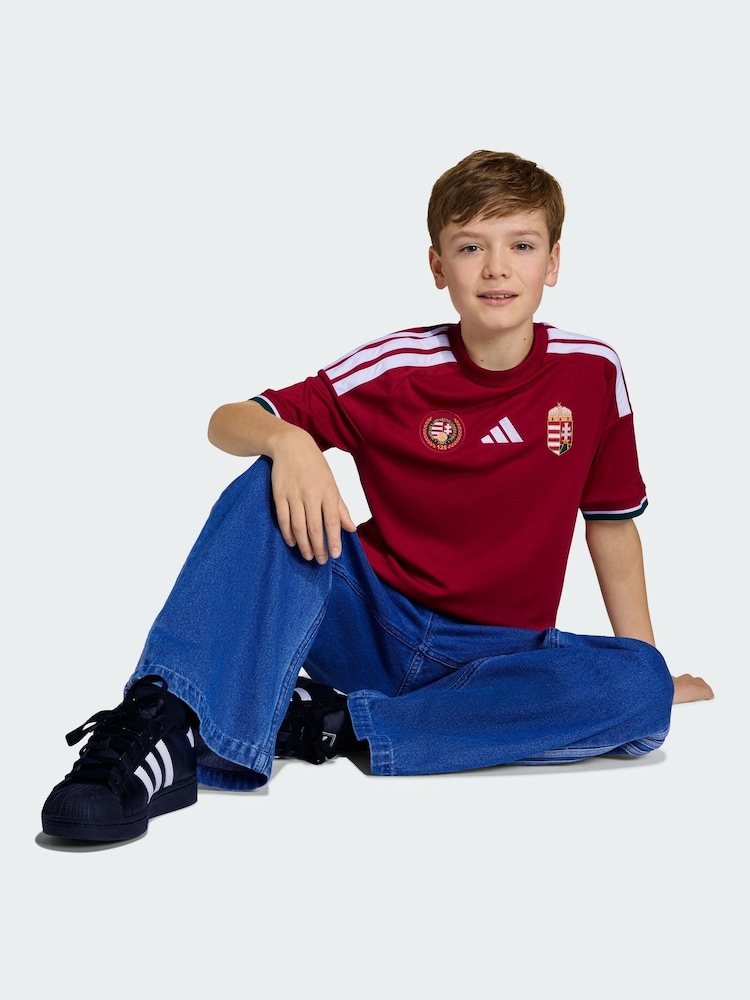 adidas Red Hungary 26 Home Jersey - Image 1 of 5