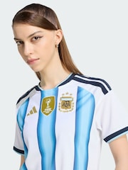 adidas White Argentina 26 Home Jersey - Image 3 of 6