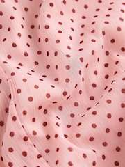 Cath Kidston Ecru Spot Godet Ruffle Maxi Skirt - Image 6 of 6