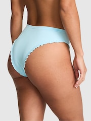 Victoria's Secret Pink Stream Blue Brazilian Lettuce Edge Seamless Knickers - Image 2 of 2