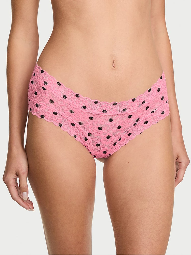 Victoria's Secret Pink Polka Dot Cheeky Knickers - Image 1 of 2 Victoria's Secret Pink Polka Dot Cheeky Knickers - Image 1 of 2