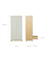 Cuddleco Green Remi Nursery Wardrobe - Image 5 of 5