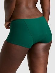 Victoria's Secret Pink Dark Garden Green Boyshort Period Knickers - Image 2 of 2