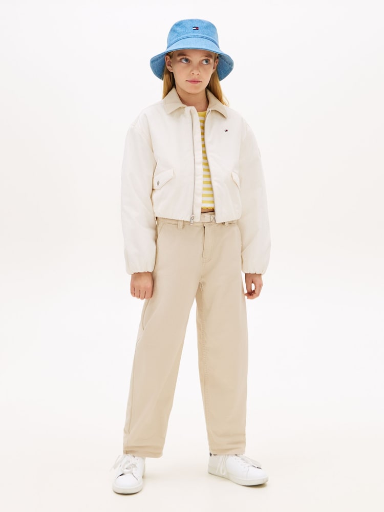 Tommy Hilfiger Textured Back Logo Relaxed Jacket - Imaginea 2 din 5