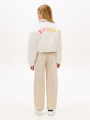 Tommy Hilfiger Textured Back Logo Relaxed Jacket - Imaginea 3 din 5