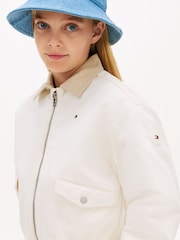 Tommy Hilfiger Textured Back Logo Relaxed Jacket - Imaginea 4 din 5