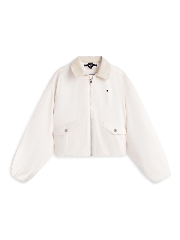 Tommy Hilfiger Textured Back Logo Relaxed Jacket - Imaginea 5 din 5