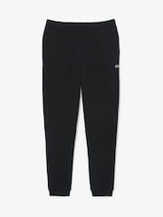 Melns - Lacoste Tapered Fit flīsa joggeri - Attēls 1 no 3