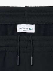Melns - Lacoste Tapered Fit flīsa joggeri - Attēls 3 no 3