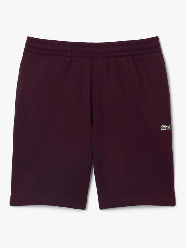 Lacoste Brown Regular Fit Fleece Shorts - Image 1 of 4 Lacoste Brown Regular Fit Fleece Shorts - Image 1 of 4
