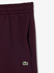 Lacoste Brown Regular Fit Fleece Shorts - Image 3 of 4