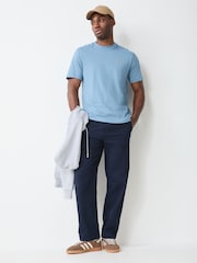 Lacoste Blue Classic Fit Mid-Weight T-Shirt - Image 2 of 4