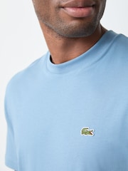 Lacoste Blue Classic Fit Mid-Weight T-Shirt - Image 4 of 4