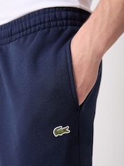 Zils - Lacoste Tapered Fit flīsa joggeri - Attēls 4 no 7