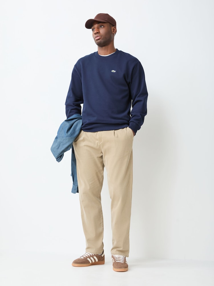 Lacoste Classic Fit Fleece Sweatshirt - Afbeelding 2 van 4 Lacoste Classic Fit Fleece Sweatshirt - Afbeelding 2 van 4