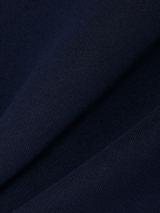 Lacoste Blue Classic Fit Fleece Hoodie - Image 4 of 4