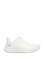 Skechers White Bobs Moda Flex Easy Dawn Trainers - Image 1 of 5