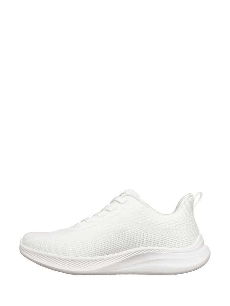 Skechers White Bobs Moda Flex Easy Dawn Trainers - Image 2 of 5