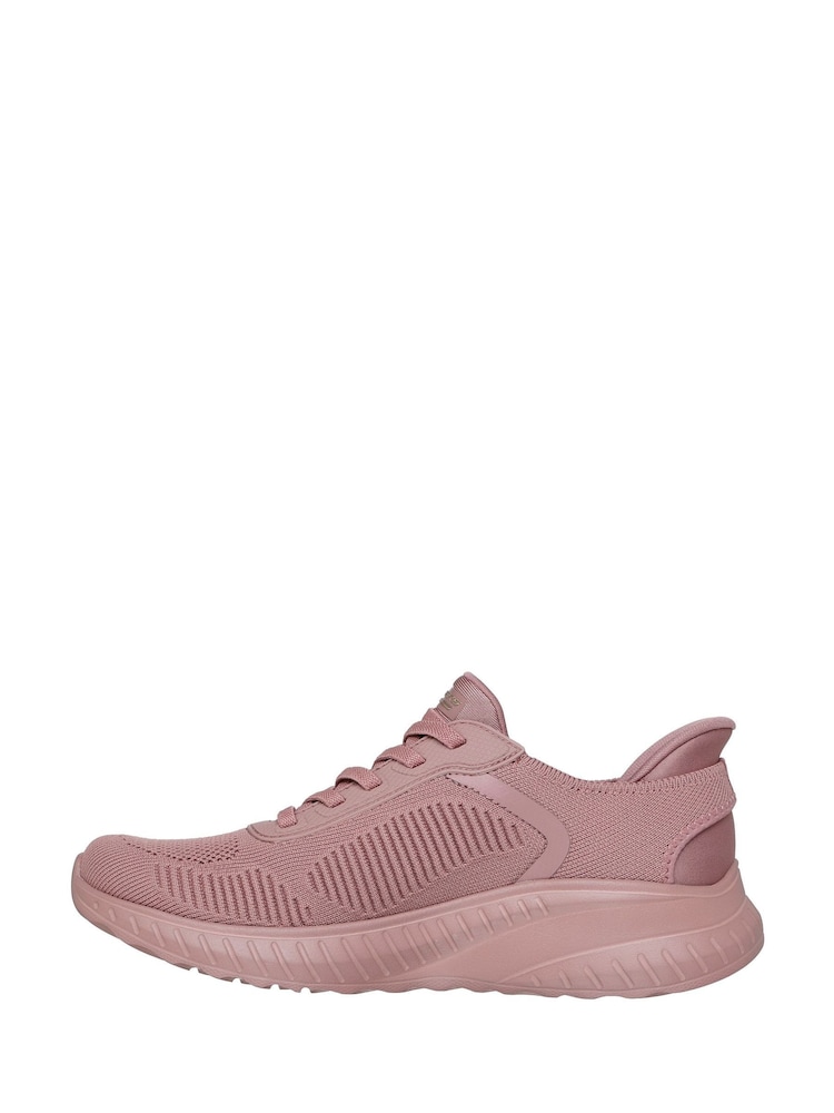 Skechers Pink Bobs Squad Chaos Current Muse Trainers - Image 2 of 5