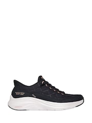 Skechers Black Contour Foam Golden Hour Trainers - Image 1 of 5